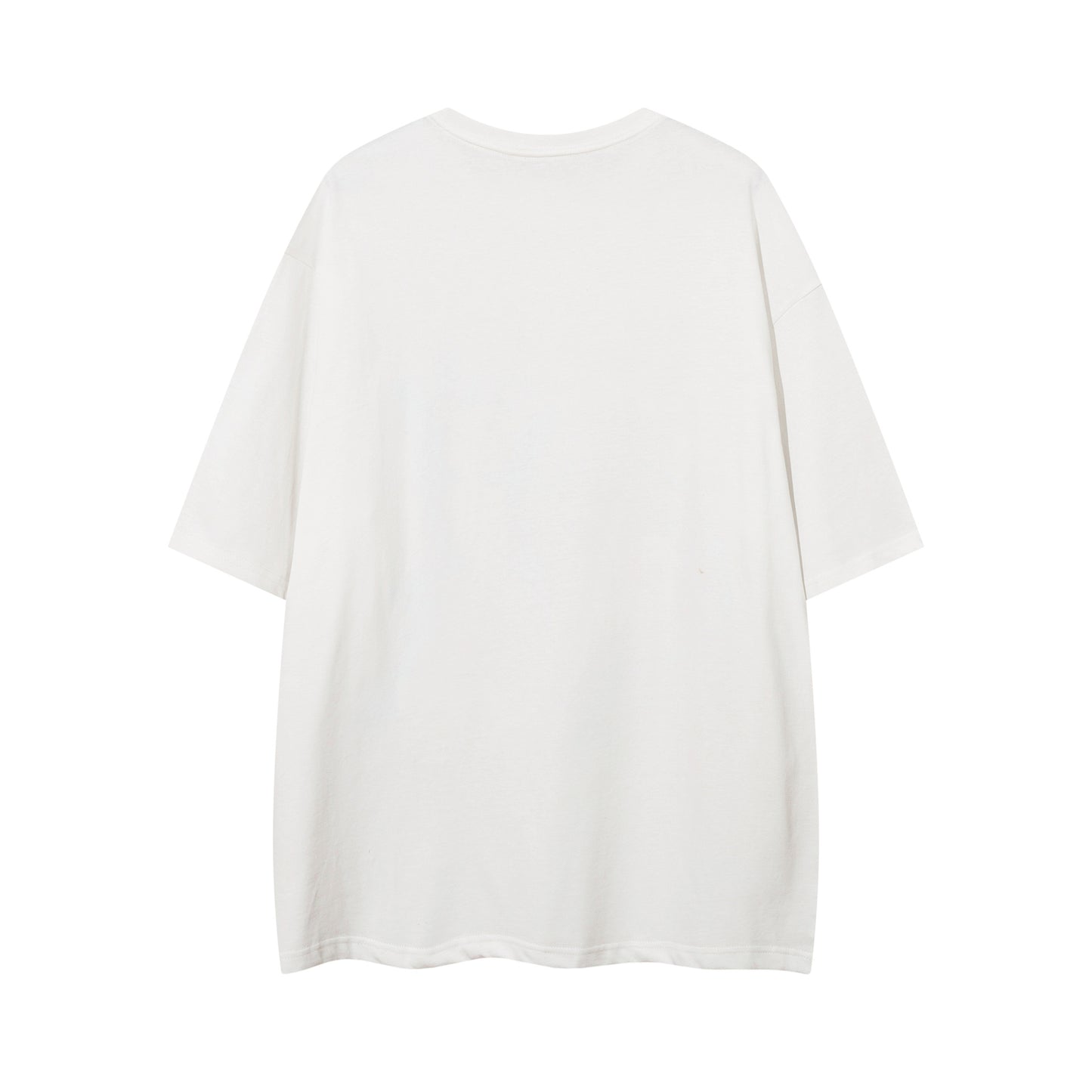 Oversized hippop street style loose puff print Tshirt